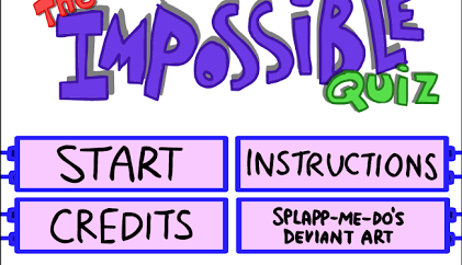 Gameplay preview of The Impossible Quiz โ 110 Trick Questions, 3 Lives, 7 Skips browser game from our arcade library collection showcase page