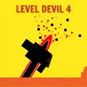 Gameplay preview of Dodge, adapt, and conquer in Level Devil 4 browser game from our arcade library collection showcase page